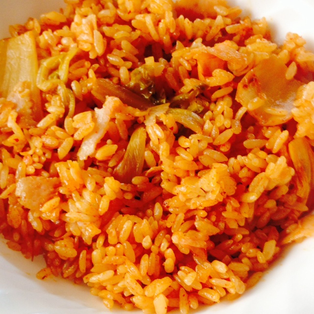 简单韩式辣白菜炒饭