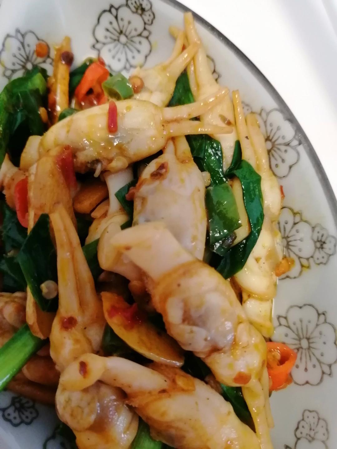 葱香蚝油蛏子