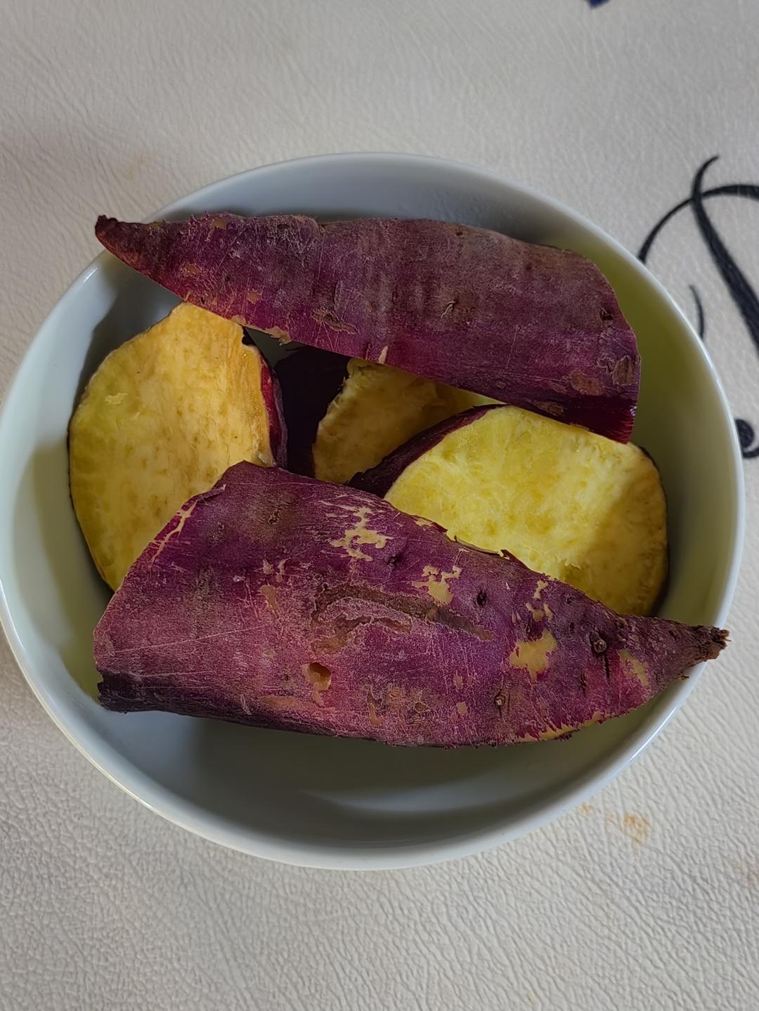 一起用餐吧—微波炉蒸红薯