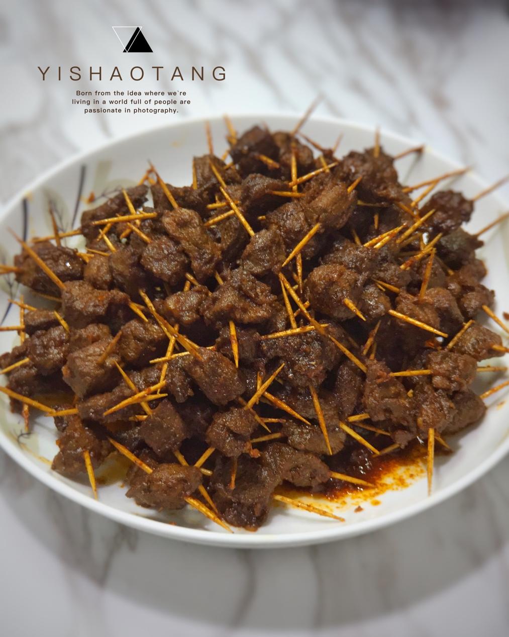 销魂孜然牙签牛肉