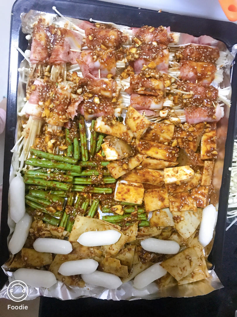 吖晓治做的自制烤箱版烧烤简单好吃过烧烤摊