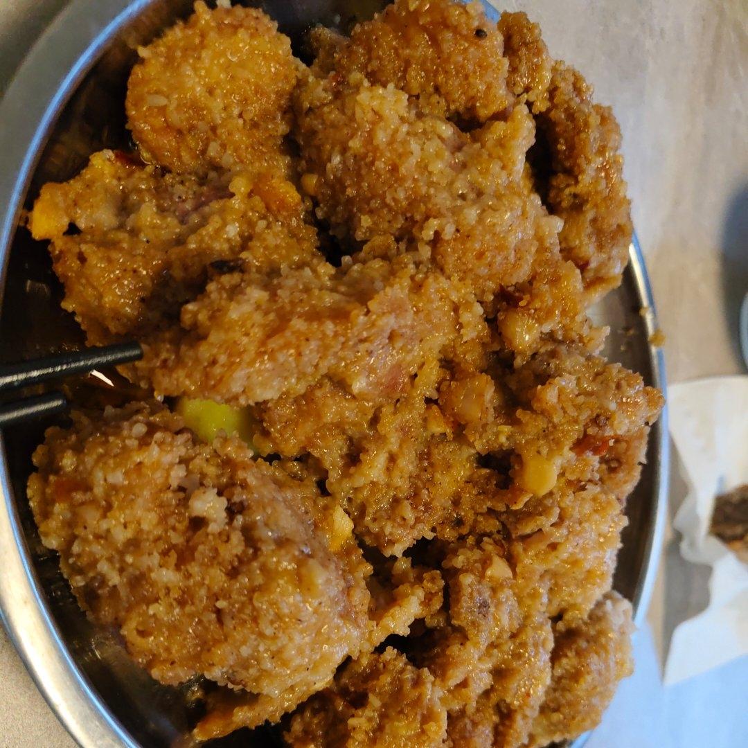 绝绝子！甩饭店几条街的粉蒸肉（粉蒸排骨）
