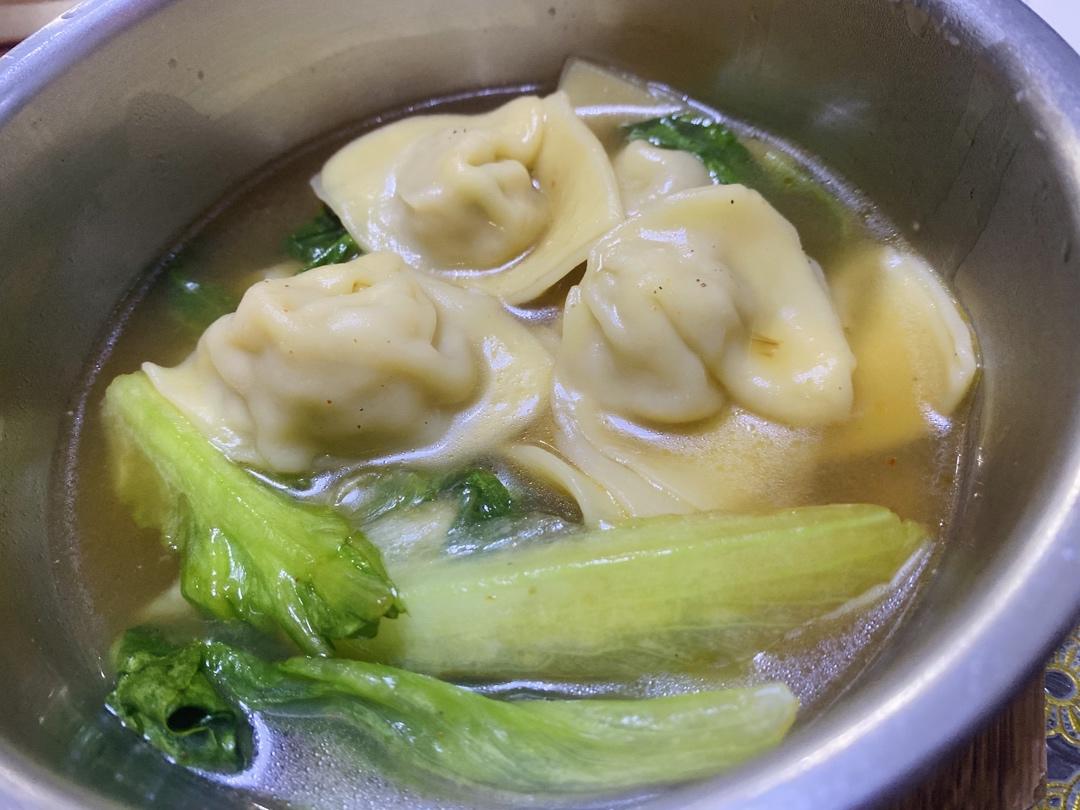 肉不柴的馄饨馅