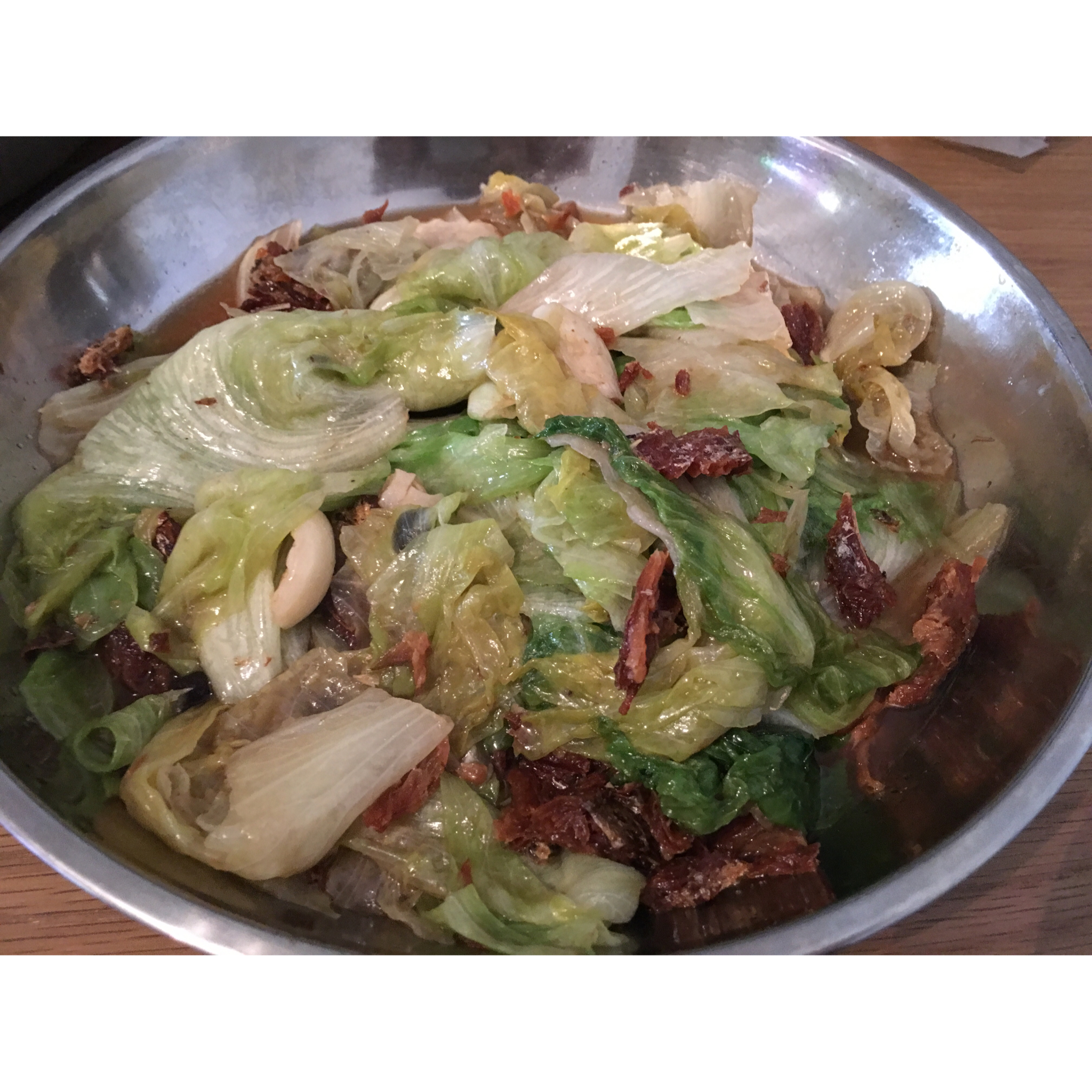 豆豉鲮鱼西生菜