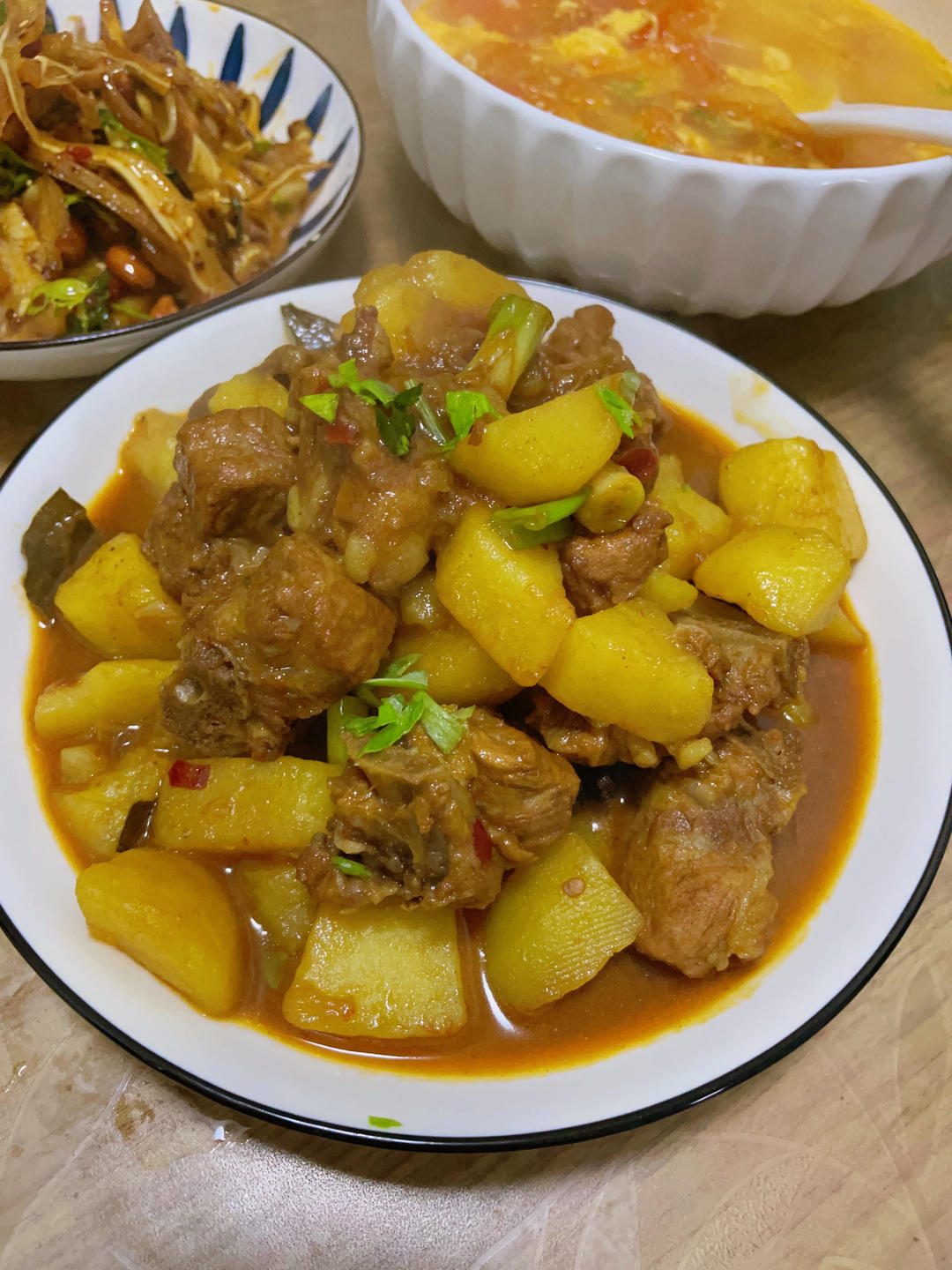 🔥巨好吃的红烧排骨炖土豆❗️懒人版轻松做拿手菜