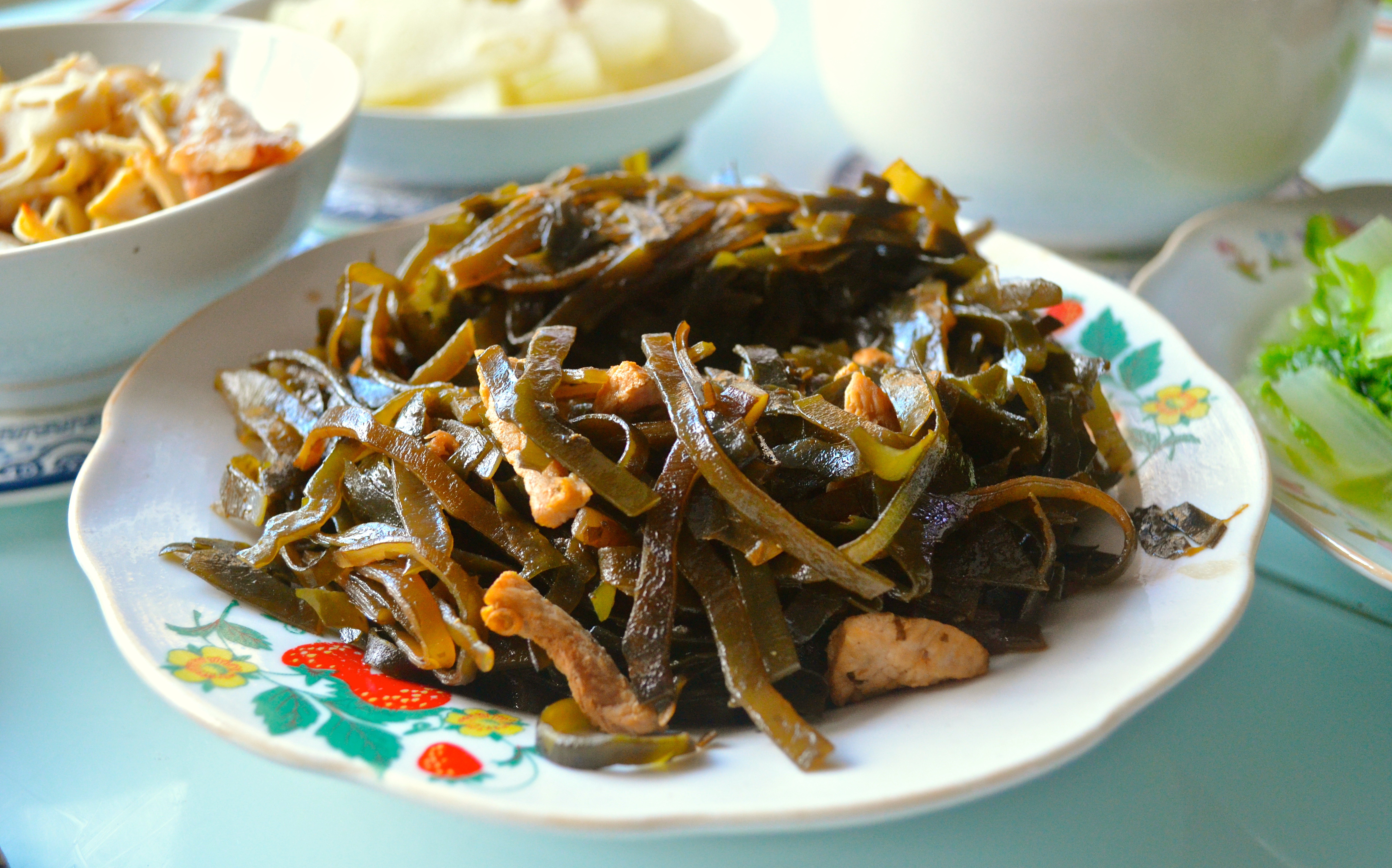 海带炒肉丝 银大雨做的海带炒肉丝