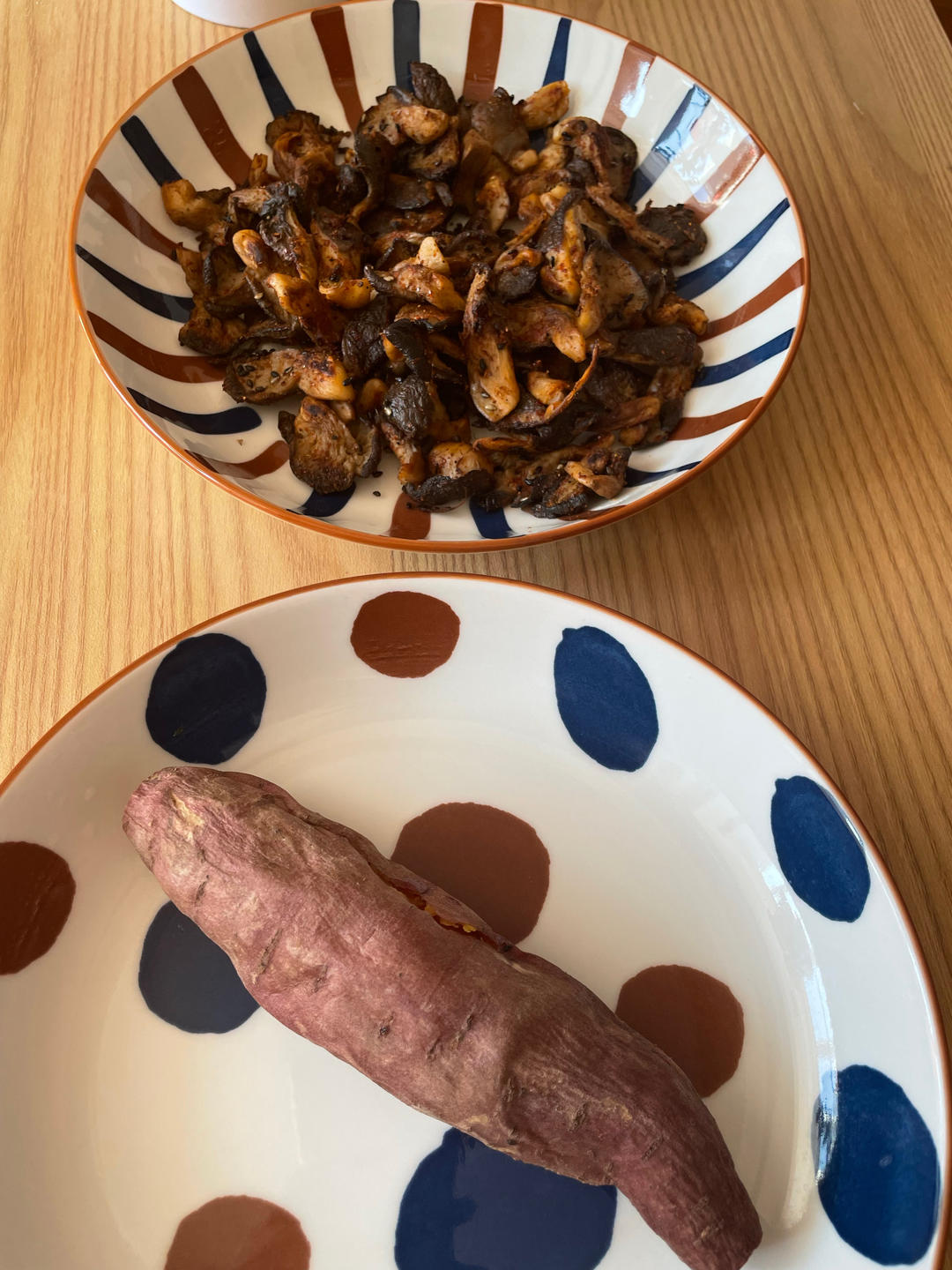 好吃的干煸孜然蘑菇