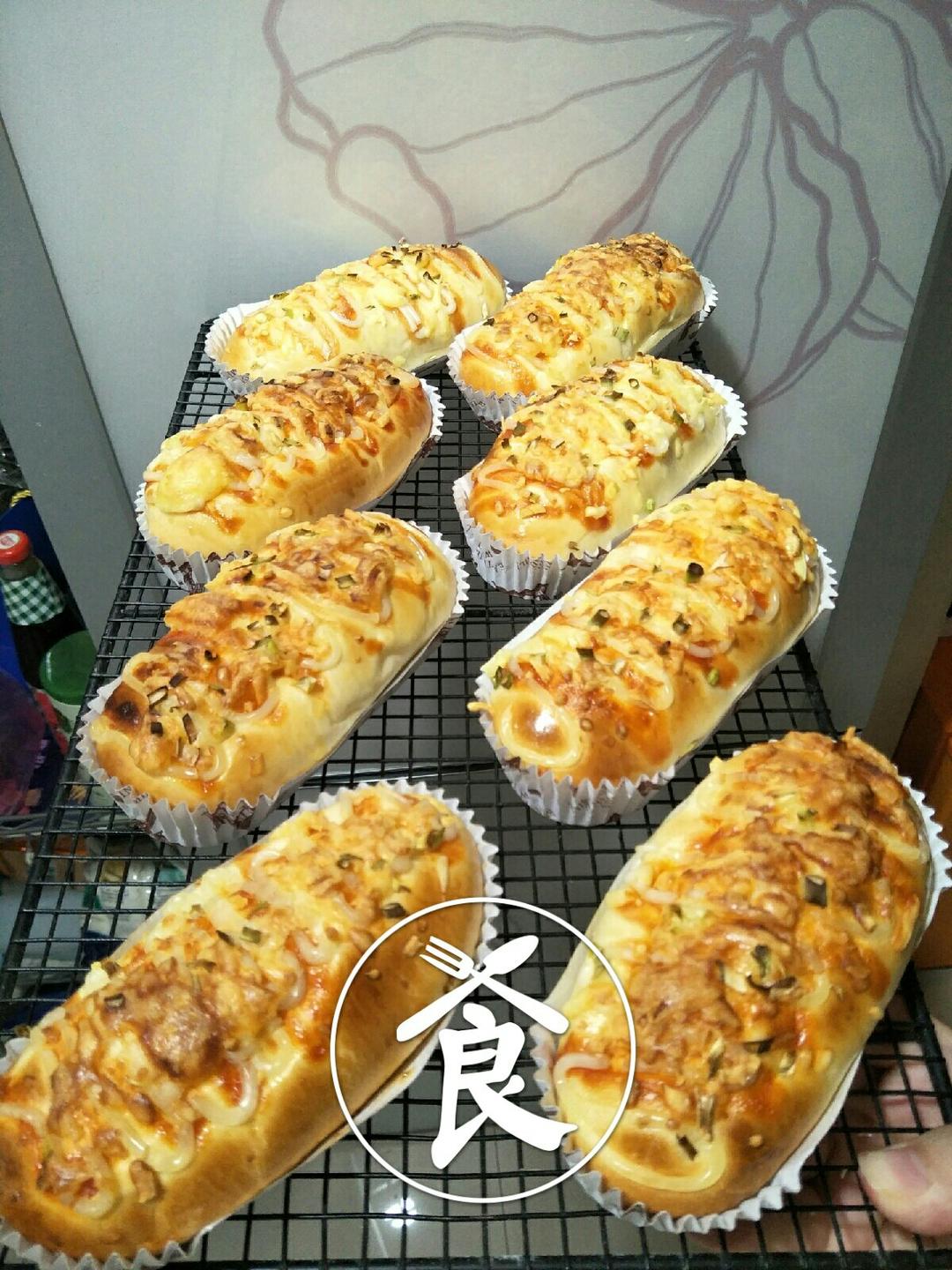 葱香芝士面包