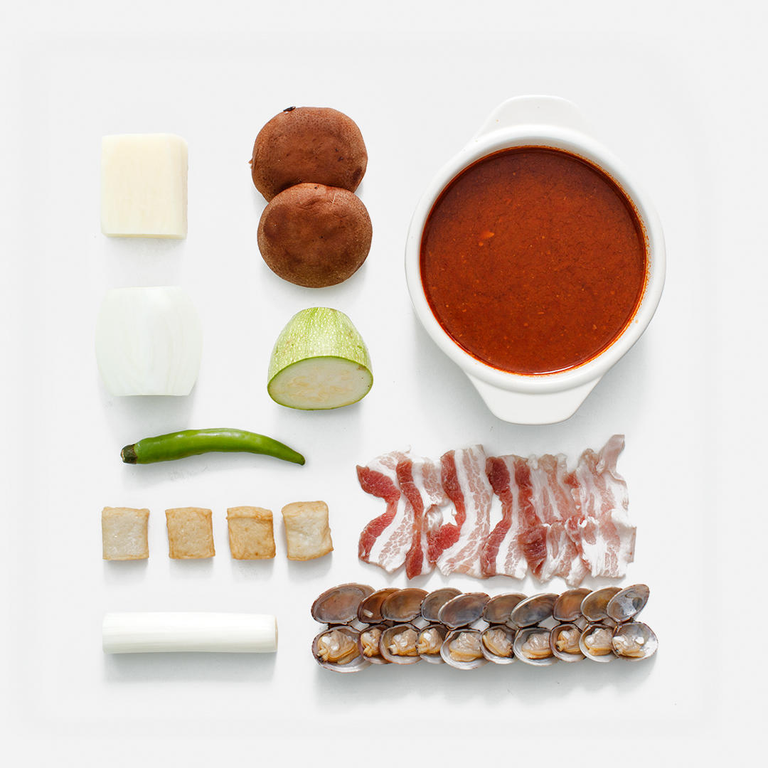 三刻321cooking做的韩式什锦大酱汤【食材包操作说明】