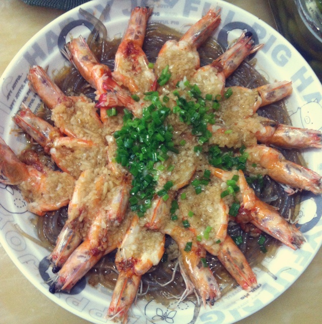 蒜蓉粉丝蒸虾