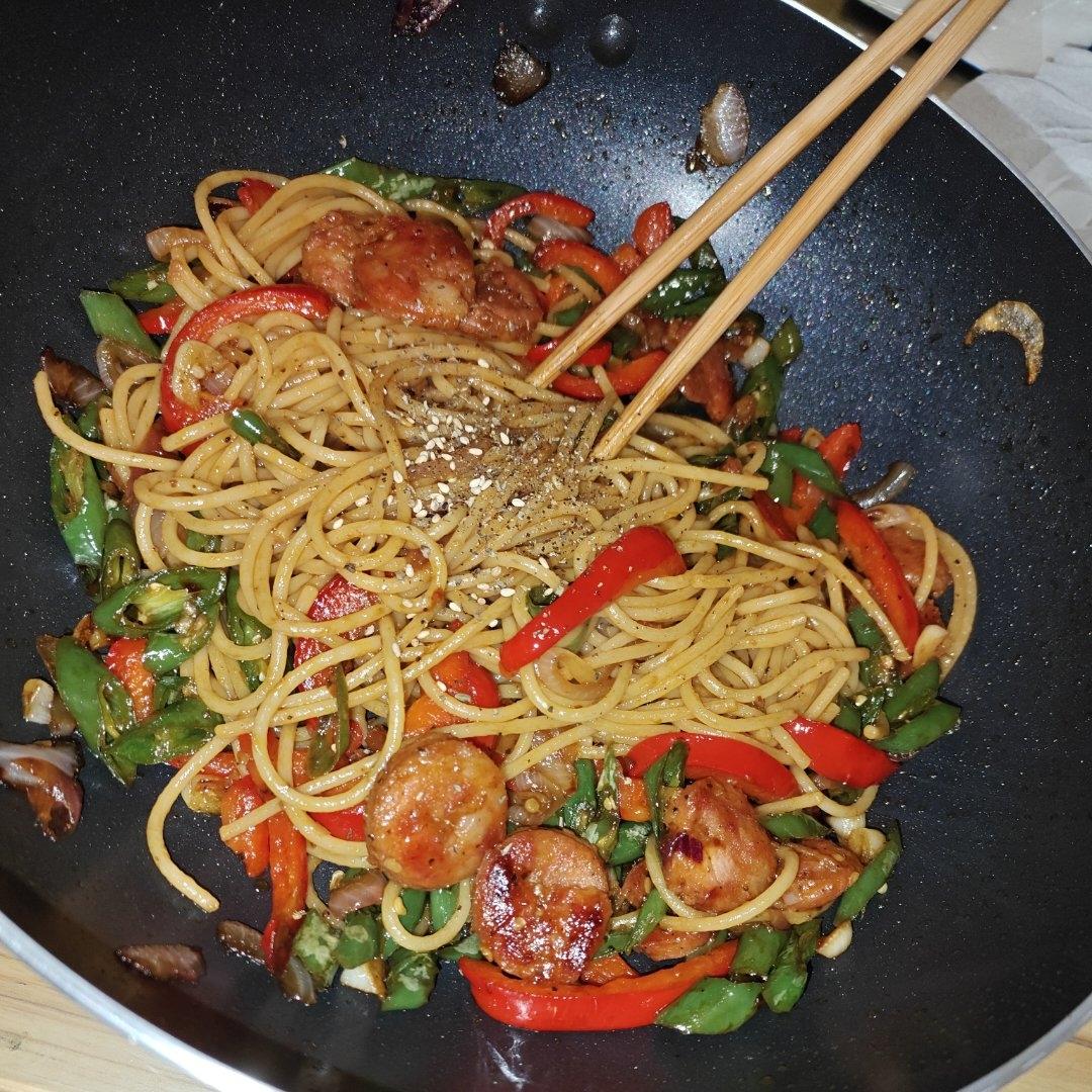 黑椒意大利面（鸡肉）🍝🍗
