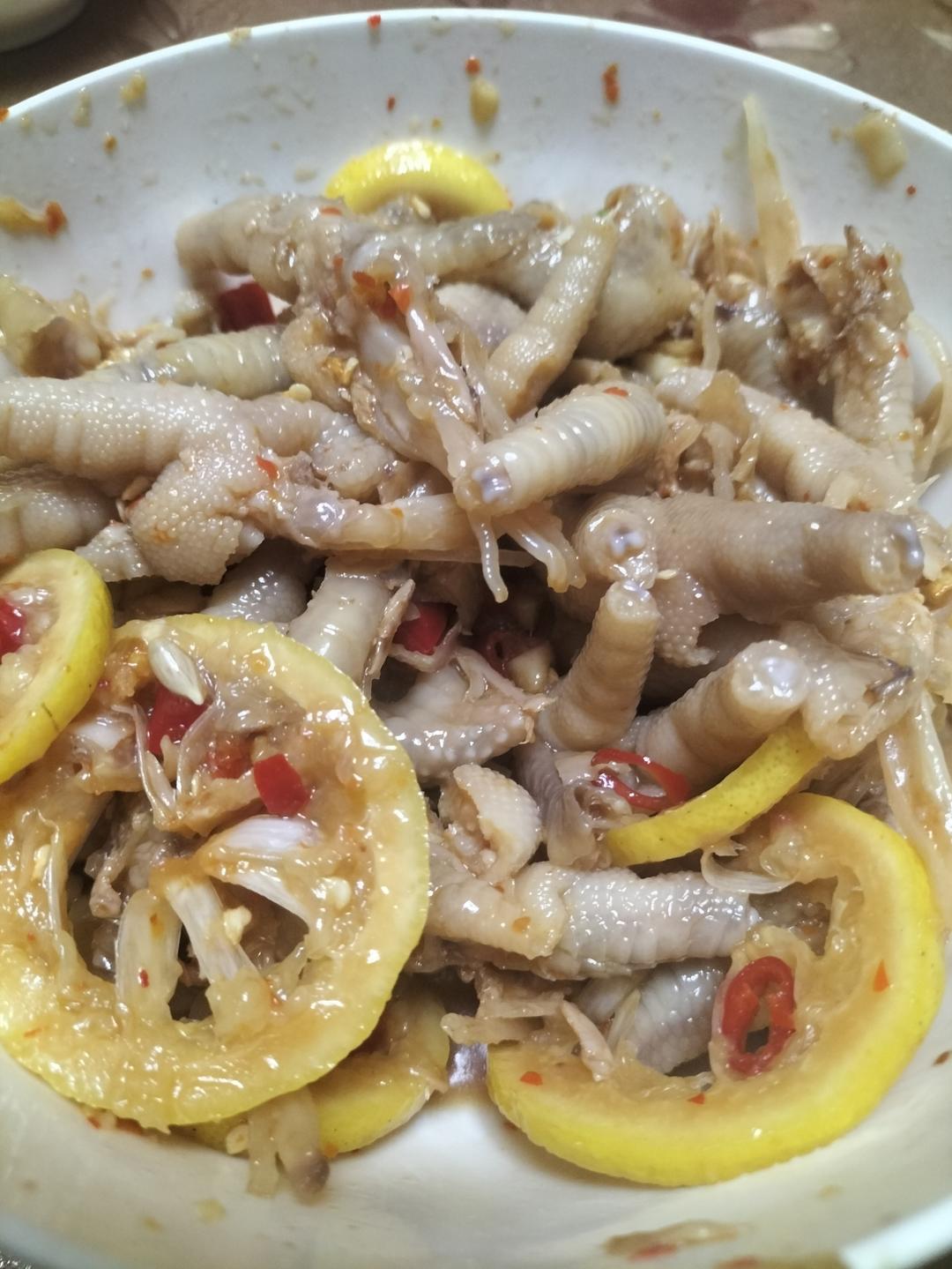 柠檬无骨酸辣凤爪