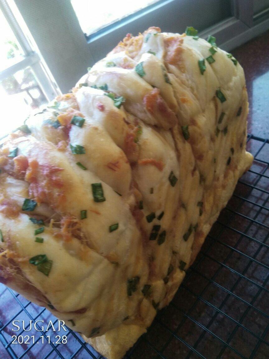 网红超柔软、葱香肉松吐司、65°汤种法