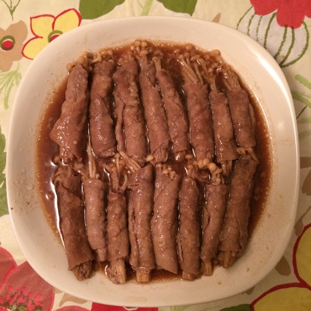金针菇肥牛卷