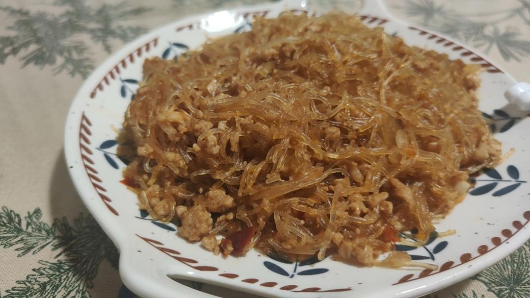 蚂蚁上树(肉末炒粉丝)超下饭‼️十分钟搞定