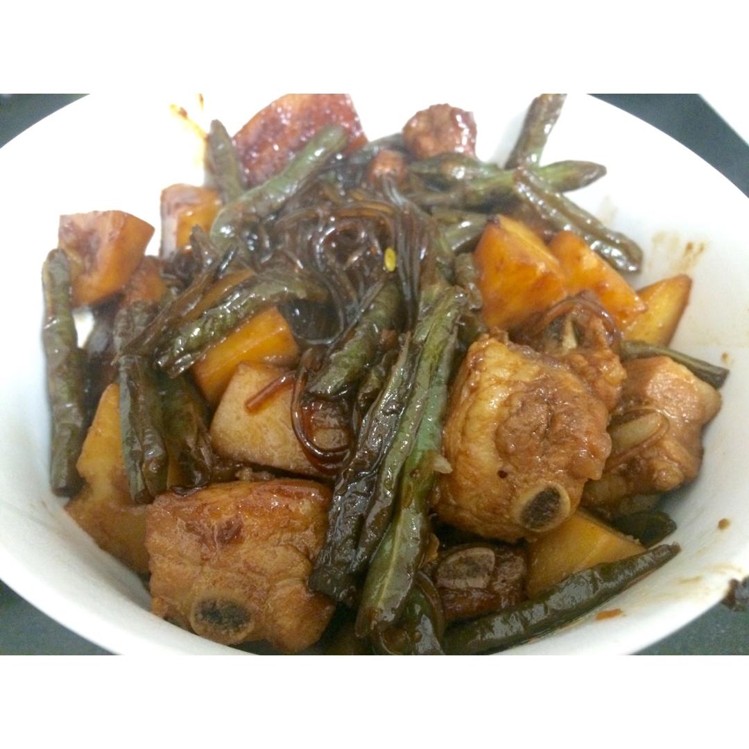 排骨炖豆角