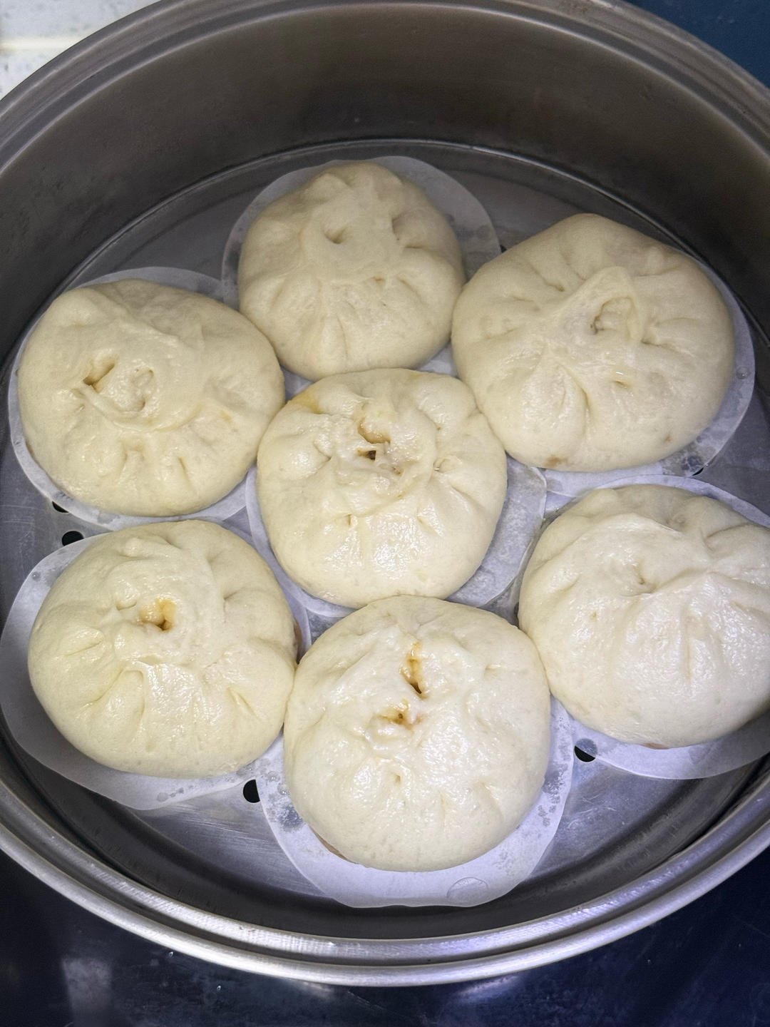 原图直出～肉沫豆角包子