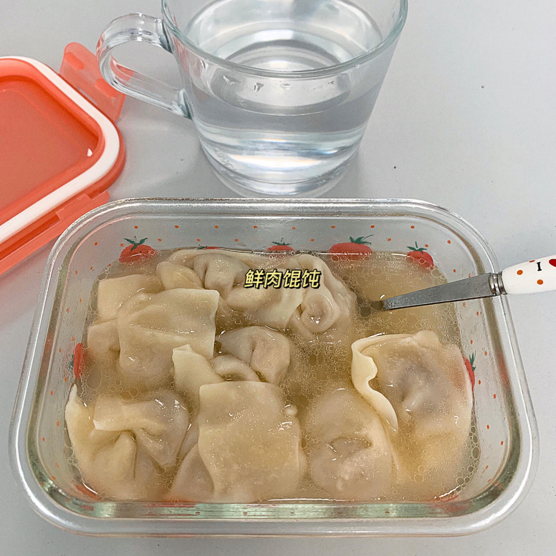 快手微波炉煮饺子馄饨（适合出国党）