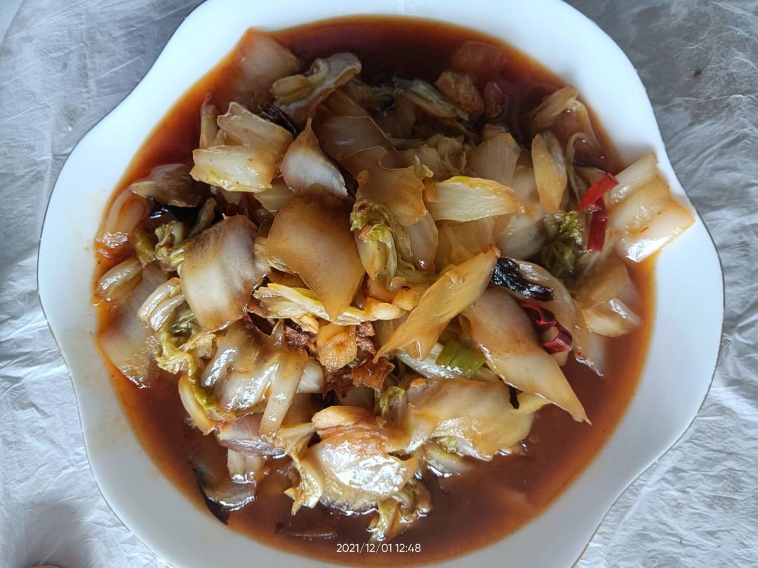 绝对好吃的醋熘白菜