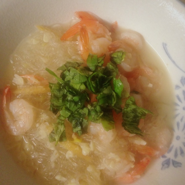【曼食慢语】蒜香鲜虾粉丝炖