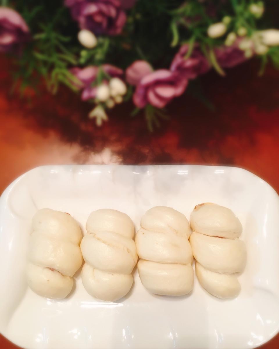 快手火腿卷～一次发酵