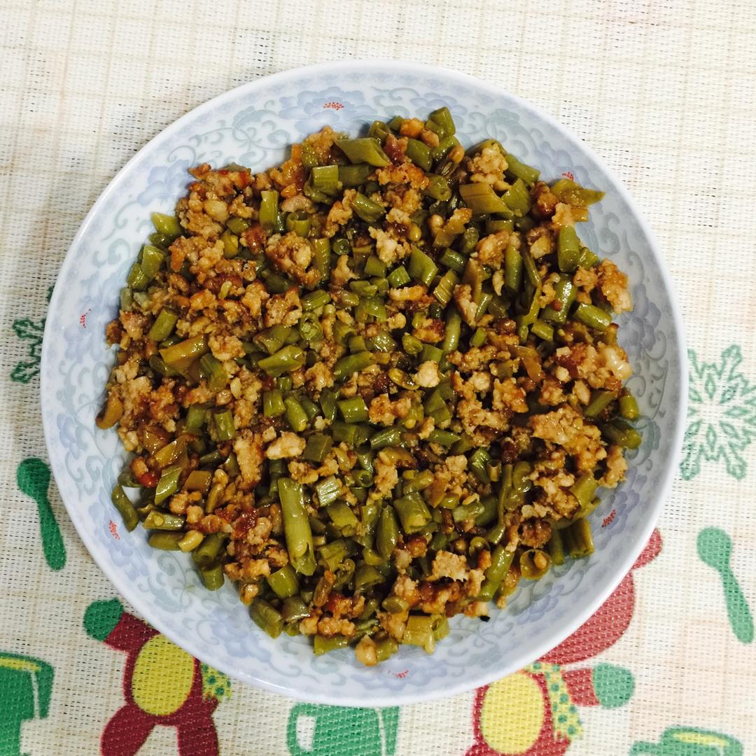 酸豆角肉沫