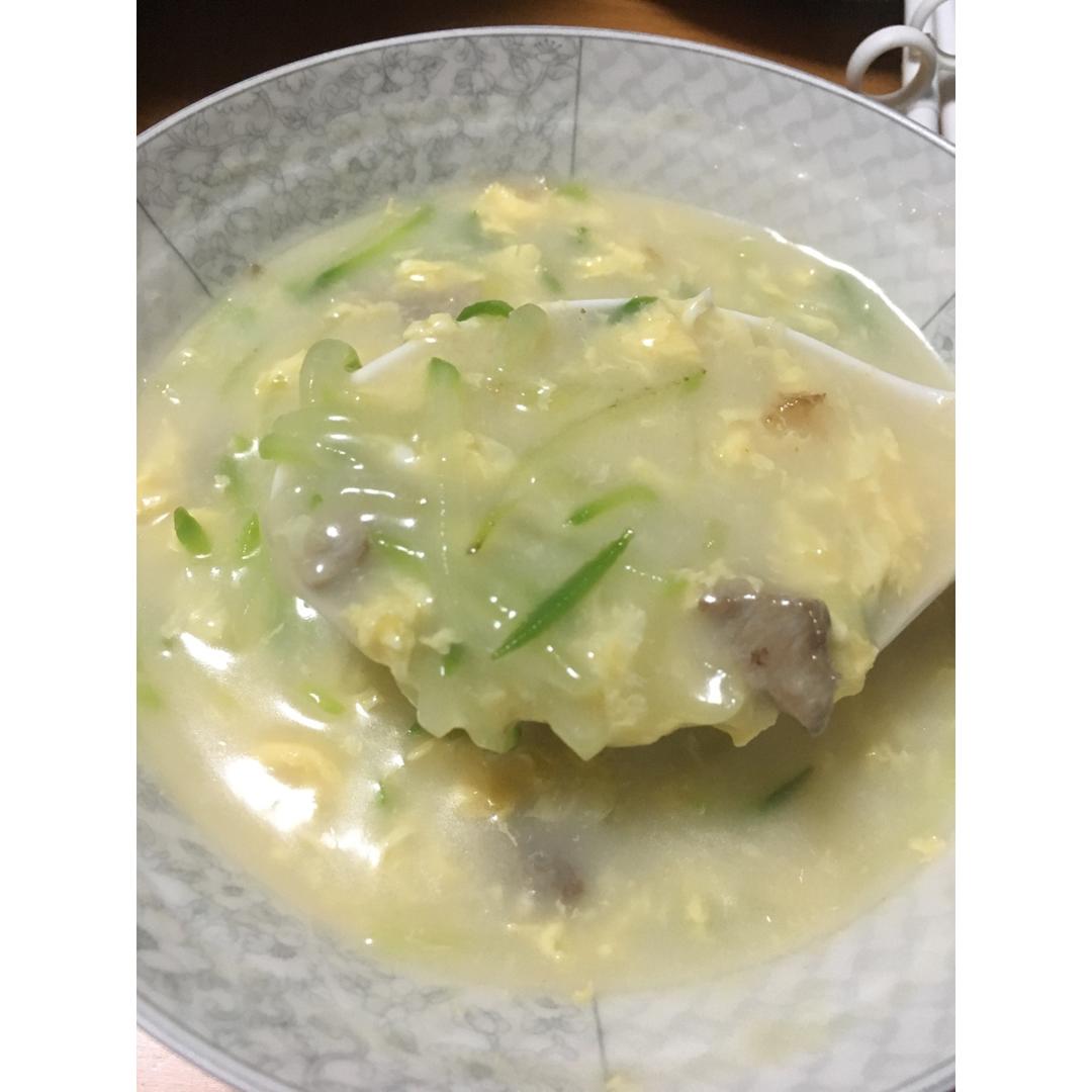 青萝卜丝咸汤