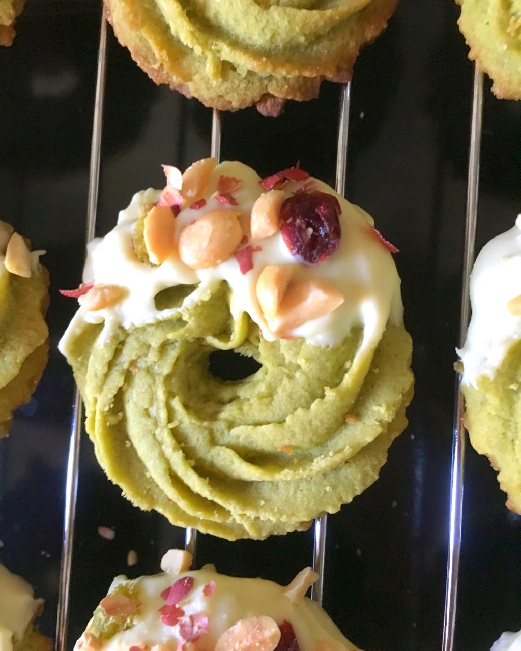 【圣诞花环】抹茶曲奇