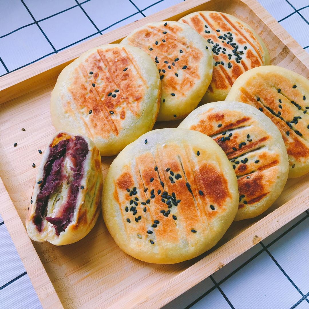 紫薯山药饼的做法