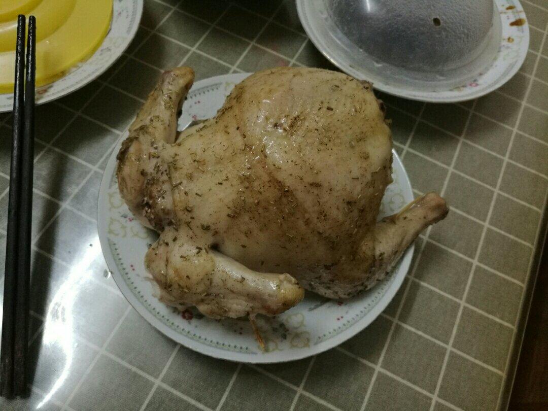 迷迭香脆皮烤鸡