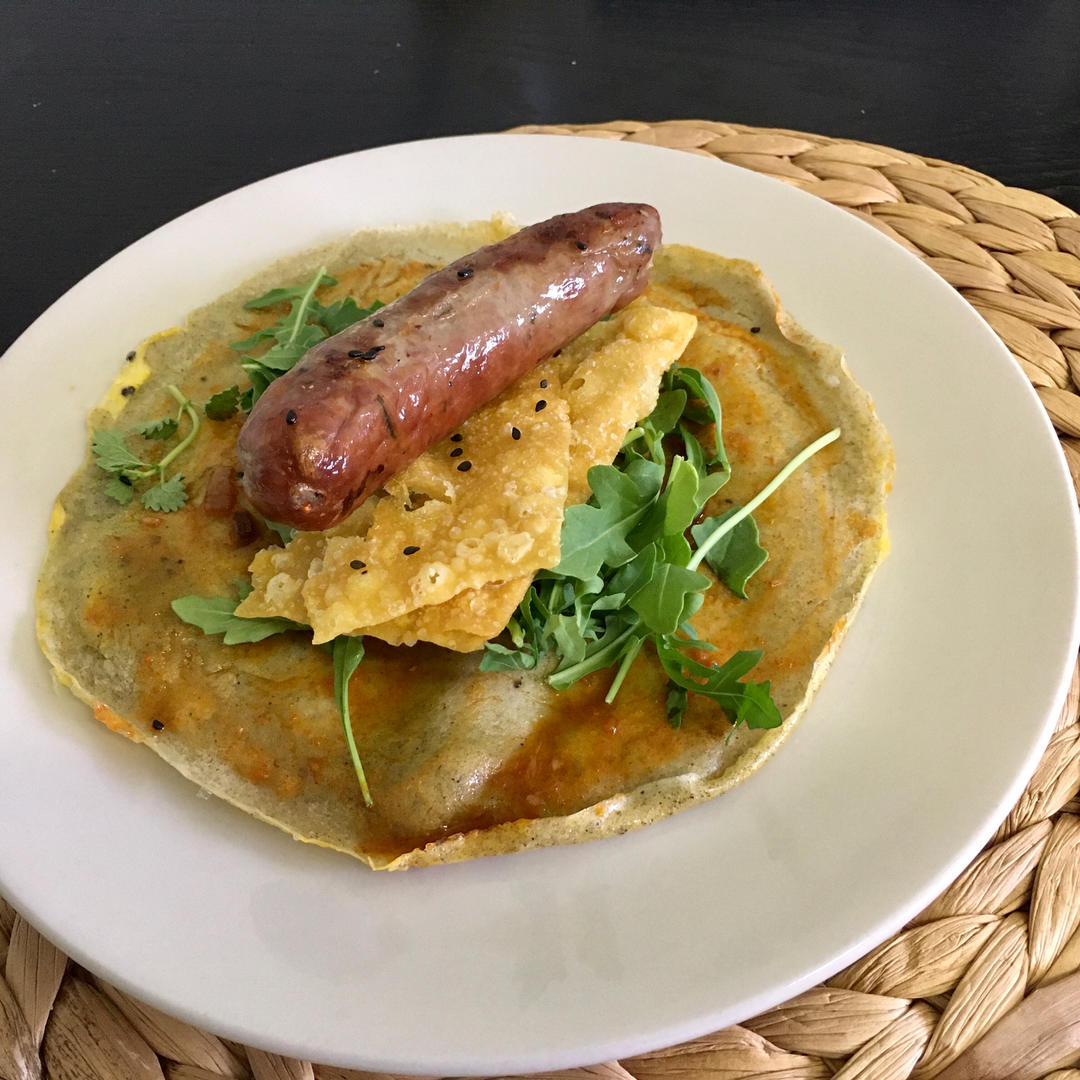 天津卫的早餐～煎饼果子