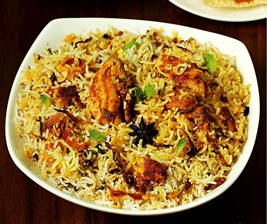 Hyderabadi Chicken Biryani的做法