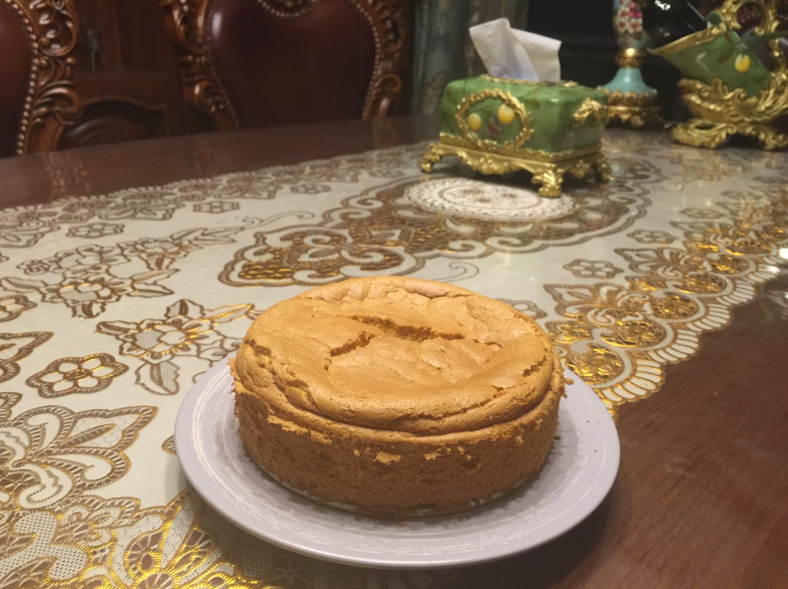 6寸原味戚风蛋糕