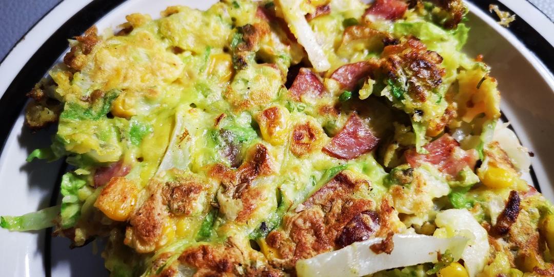 白菜鸡蛋早餐饼