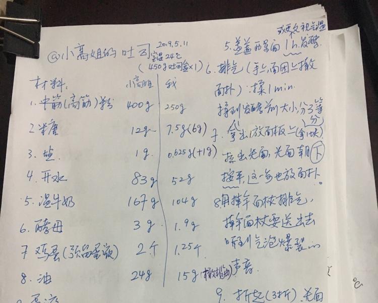 纯奶手撕吐司的做法 步骤1