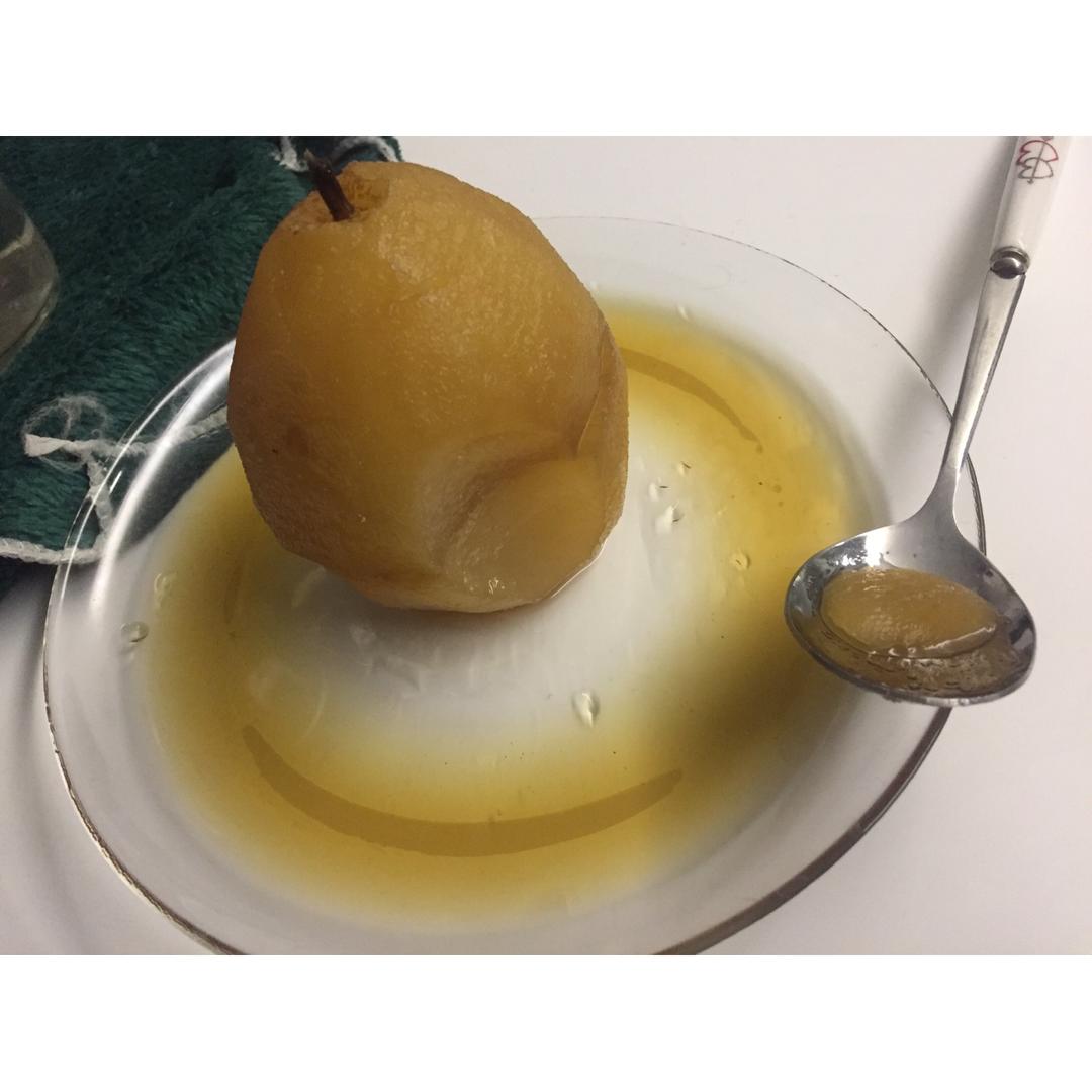 红糖炖梨
