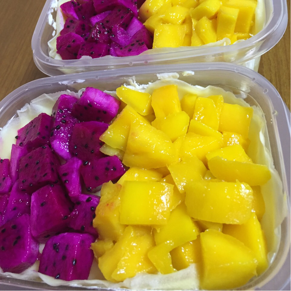 芒果千层蛋糕，100%成功告别煎皮无能