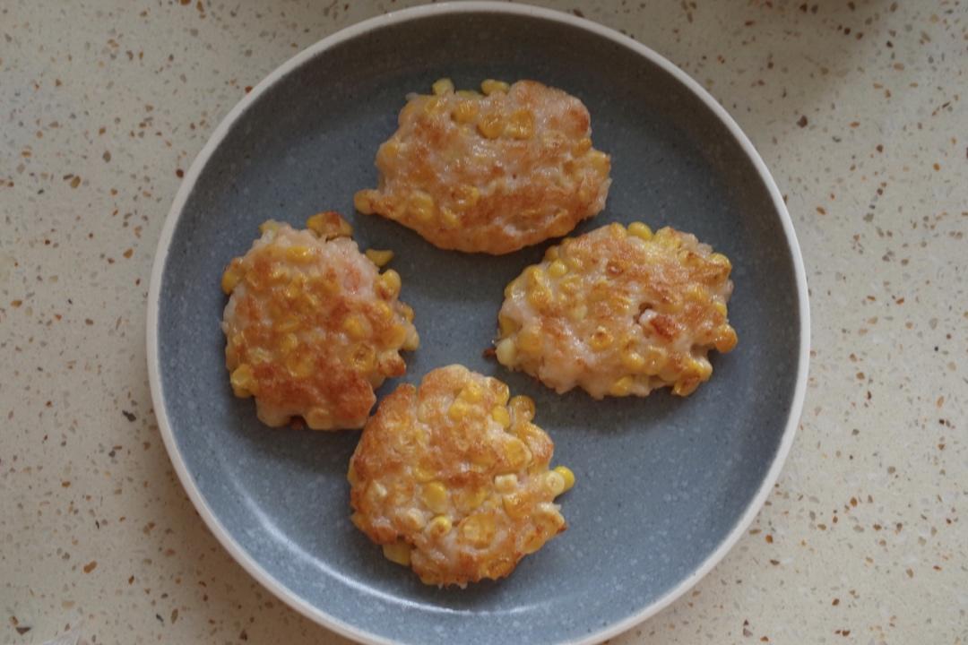 鲜虾玉米饼
