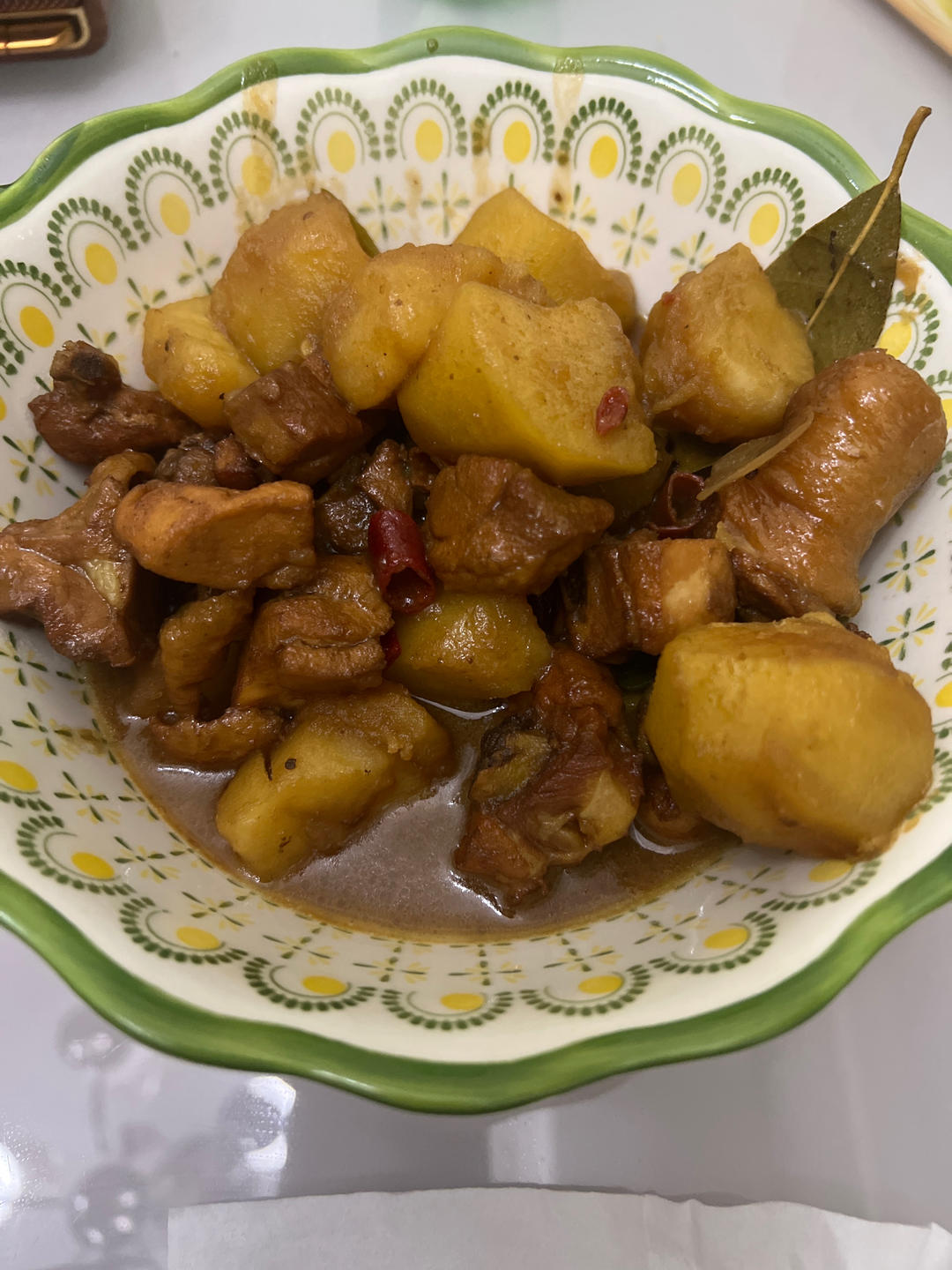 鸡腿炖土豆 上桌秒空盘 汤都喝干了！