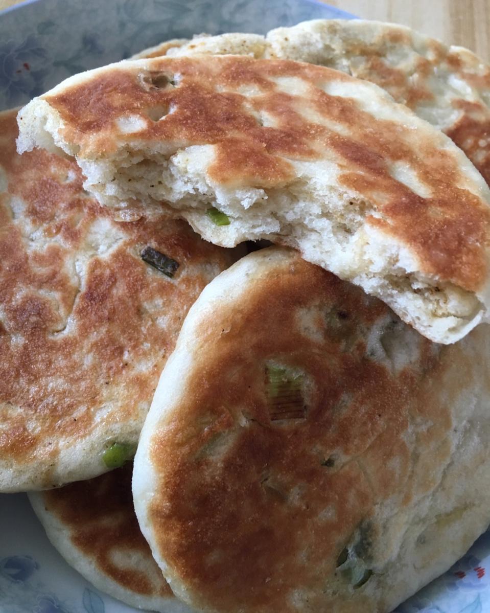 发面椒香葱花饼（超级宣软）