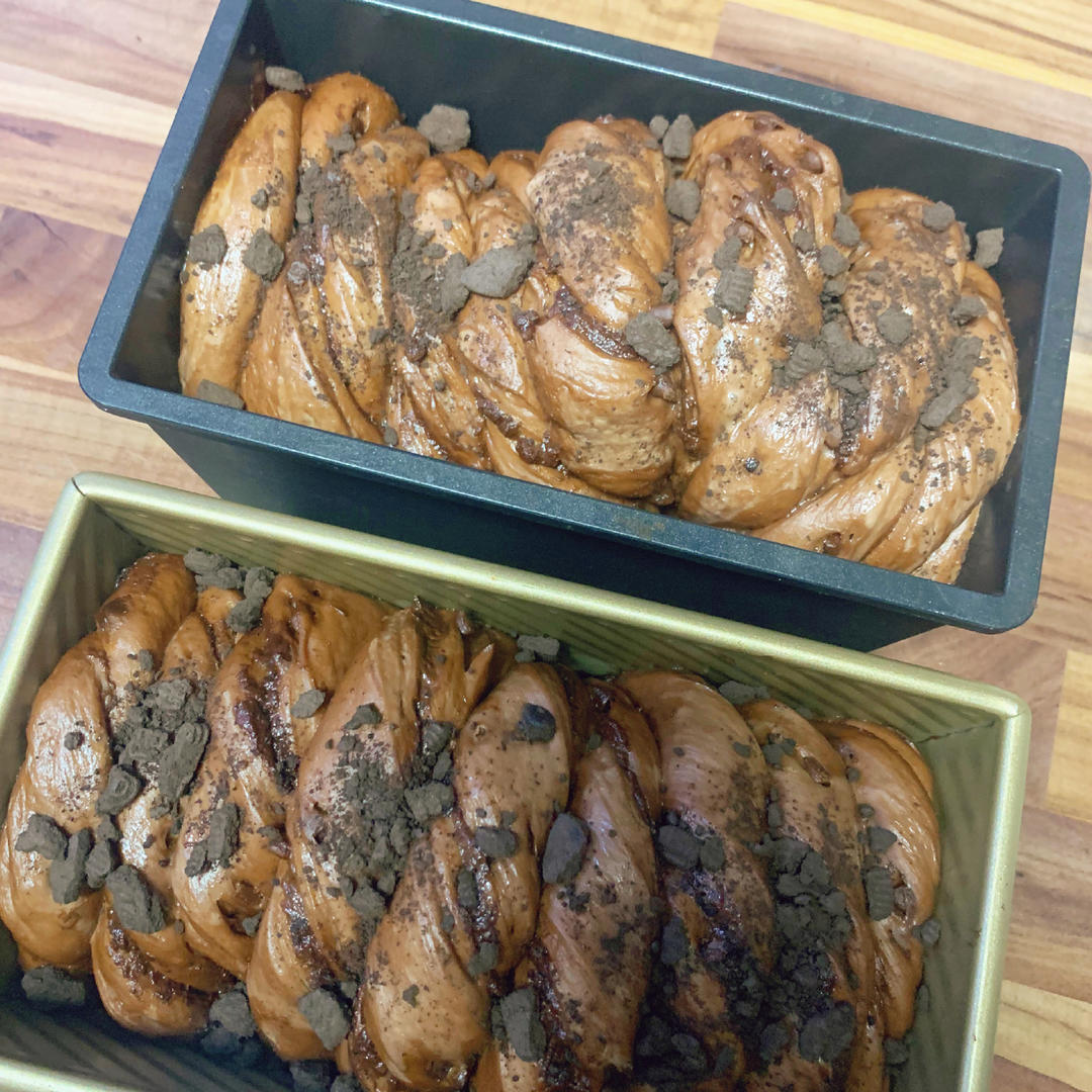 雪山巧克力吐司（巧克力奥利奥吐司面包）