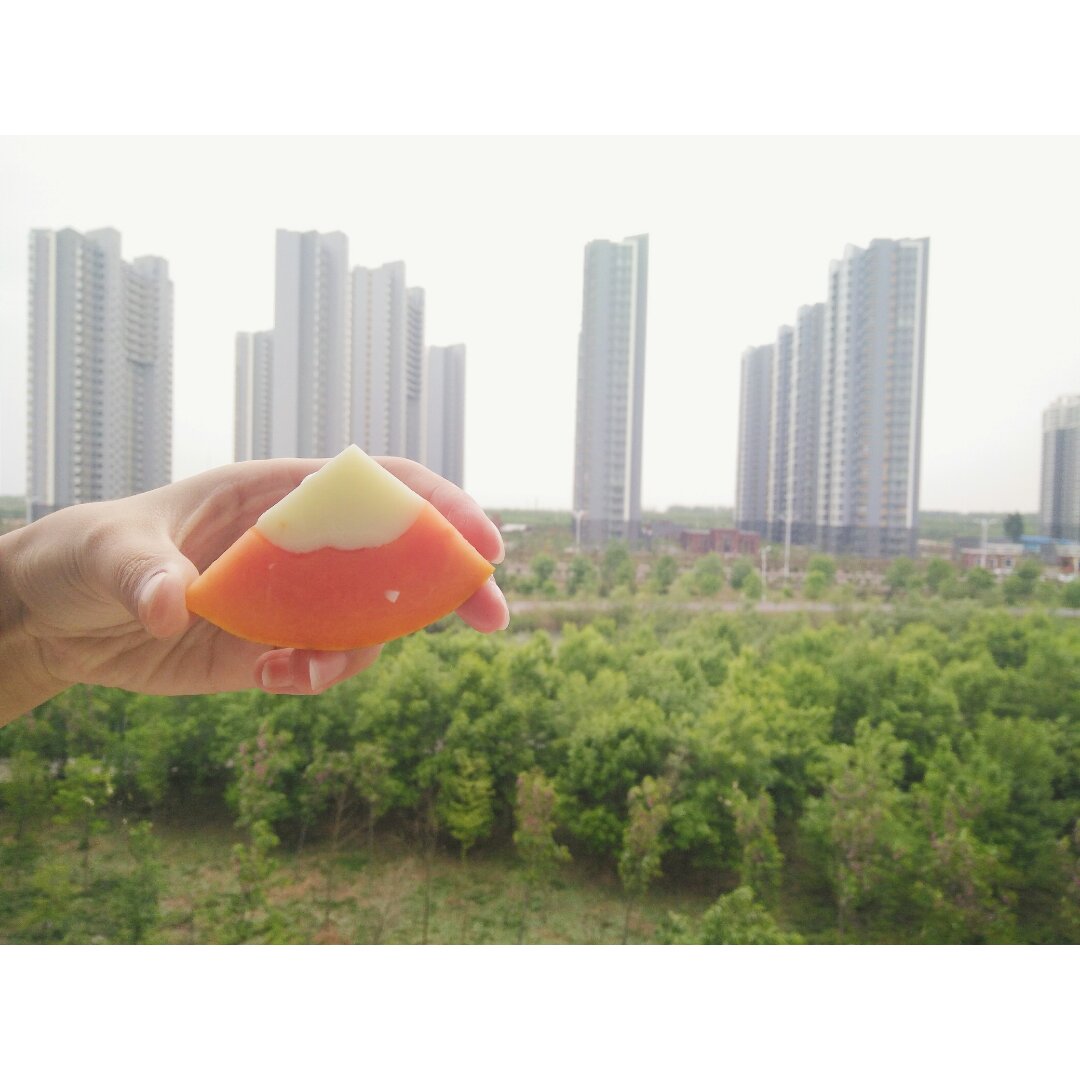 木瓜牛奶冻(QQ糖简单版)