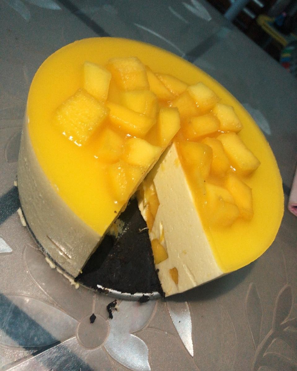 【视频】芒果慕斯（6寸） | 含镜面果胶配方