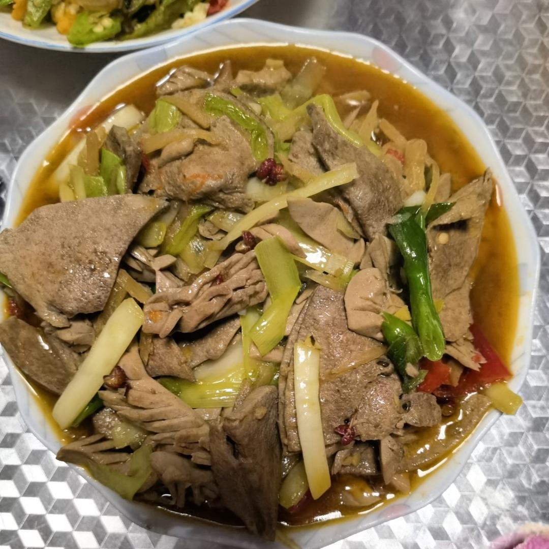 泡椒肝腰合炒