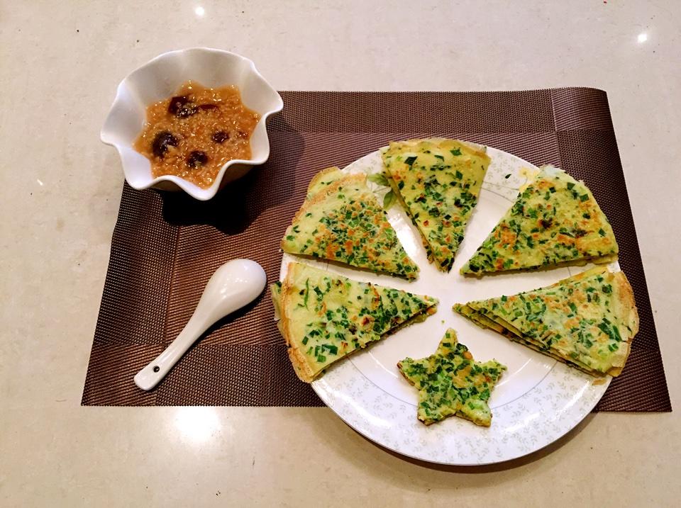 韭菜鸡蛋饼