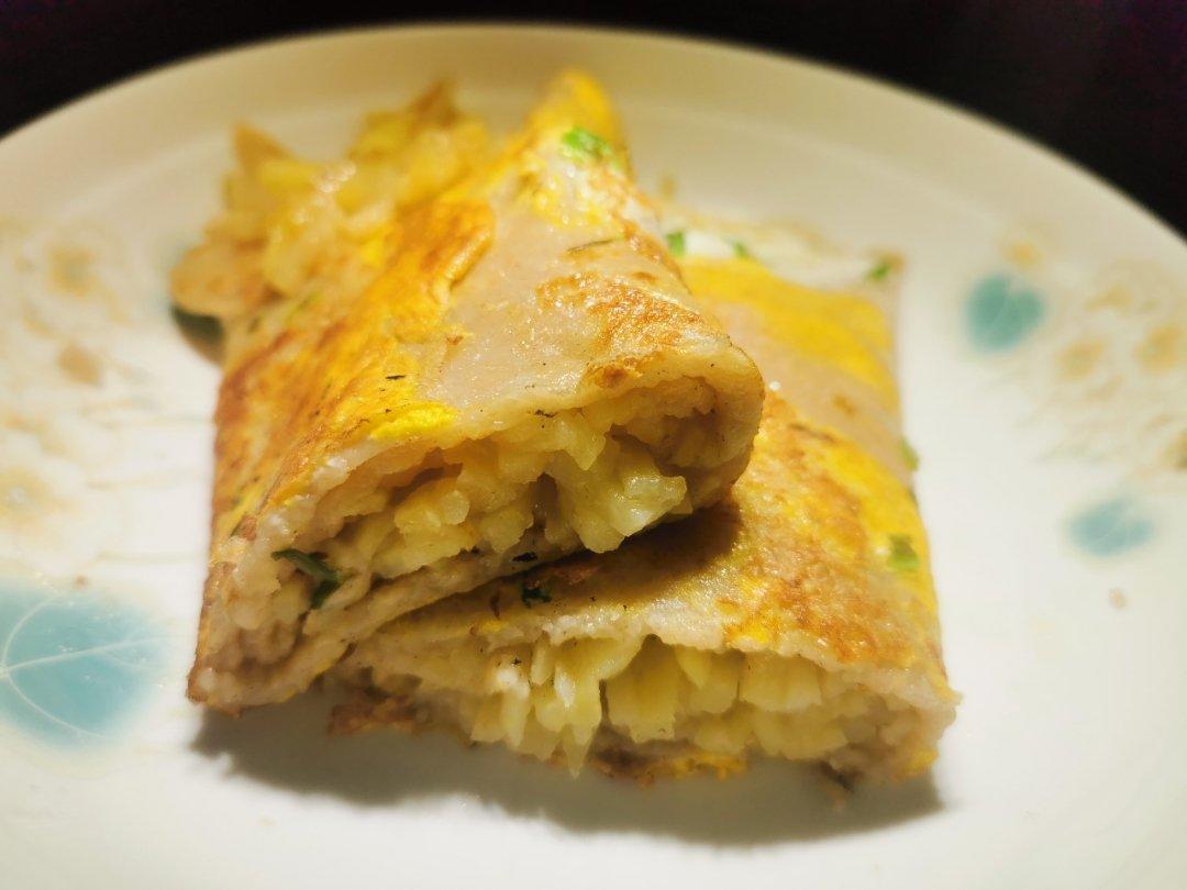 绿豆面煎饼果子