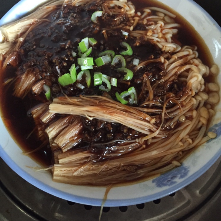蒜蓉蒸金针菇