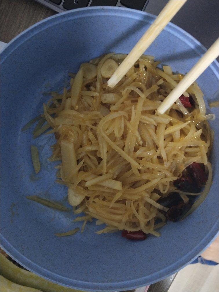 酸辣土豆丝(真实成品，从未修图)
