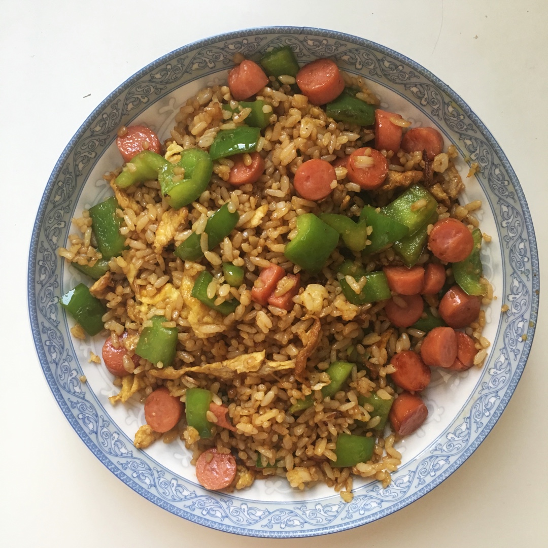 火腿鸡蛋炒饭