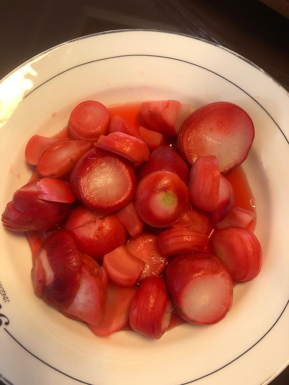 年夜饭头道菜～鸿运当头（樱桃小萝卜）